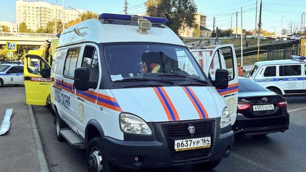 Последствия атаки беспилотников в Саратовcкой области - Sputnik Армения