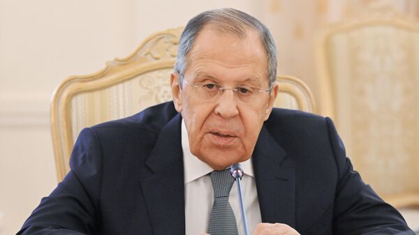 Главы МИД РФ и Армении Сергей Лавров и Арарат Мирзоян на встрече (21 января 2025). Москва - Sputnik Армения