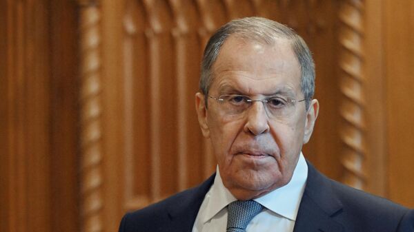 Главы МИД РФ и Армении Сергей Лавров и Арарат Мирзоян на встрече (21 января 2025). Москва - Sputnik Армения