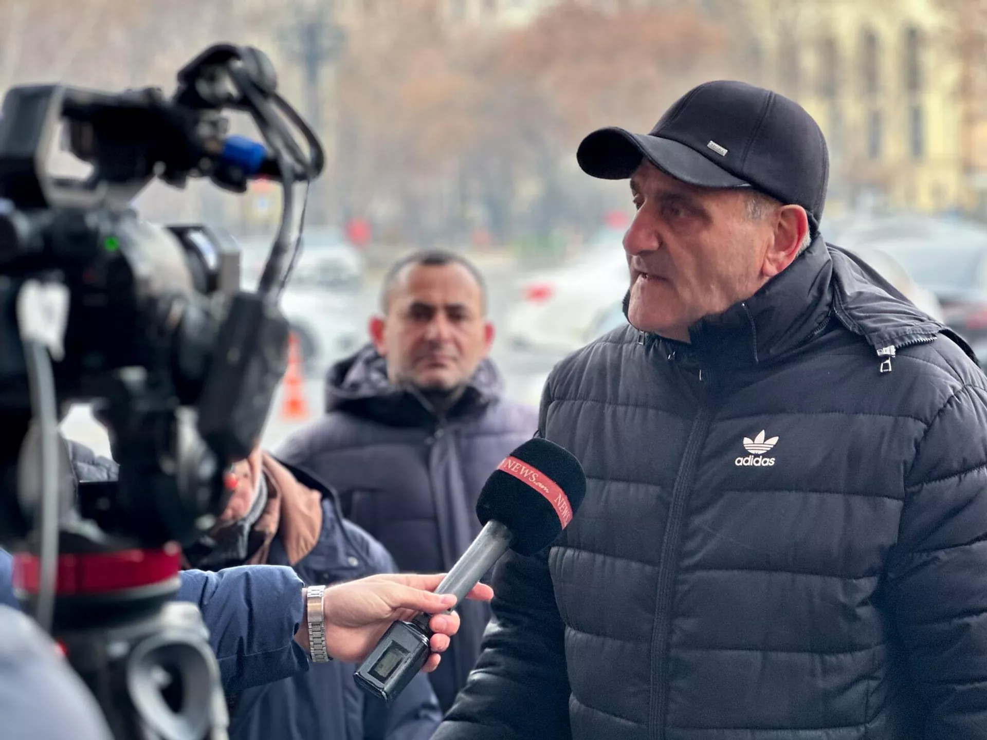 Акция протеста торговцев против процесса декларирования у здания Правительства (23 января 2025). Еревaн - Sputnik Արմենիա, 1920, 23.01.2025