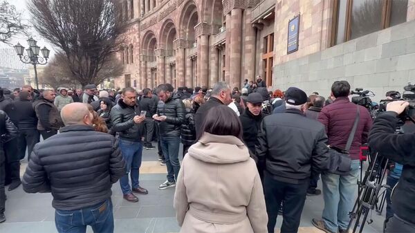 Акция протеста на площади Республики - Sputnik Армения