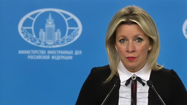 Мария Захарова во время еженедельного брифинга (18 февраля 2025). Москва - Sputnik Армения
