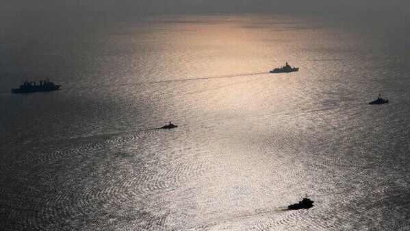 Военно-морские учения  Морской пояс безопасности-2025  флотов России,  Ирана и Китая - Sputnik Армения
