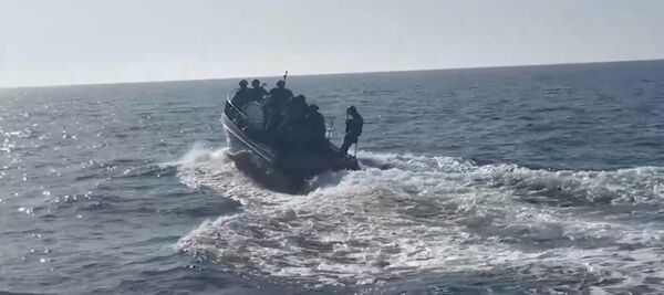 Боевые корабли России, Ирана и Китая в ходе военно-морских учений &quot;Морской пояс безопасности – 2025&quot; - Sputnik Армения