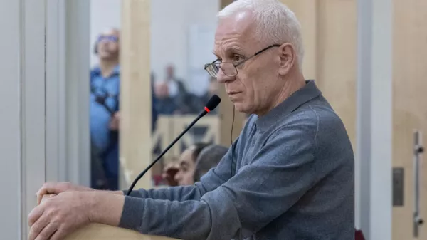 Судебное заседание над армянским военно-политическим руководством Нагорного Карабаха (13 марта 2025). Баку - Sputnik Армения