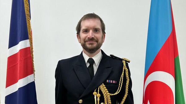 Военный атташе Великобритании в Азербайджане Гэвин Тарбард - Sputnik Армения