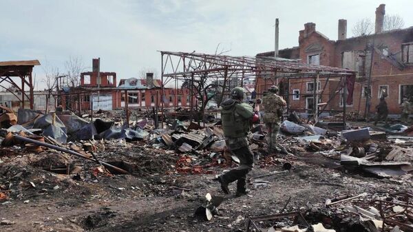 Суджа после освобождения российскими военными - Sputnik Армения