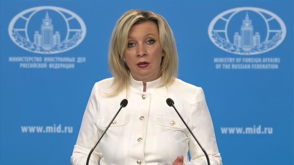 Мария Захарова во время еженедельного брифинга (20 марта 2025). Москва - Sputnik Армения