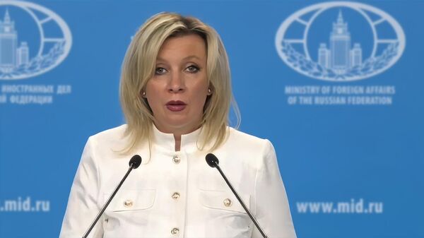 Мария Захарова во время еженедельного брифинга (20 марта 2025). Москва - Sputnik Армения