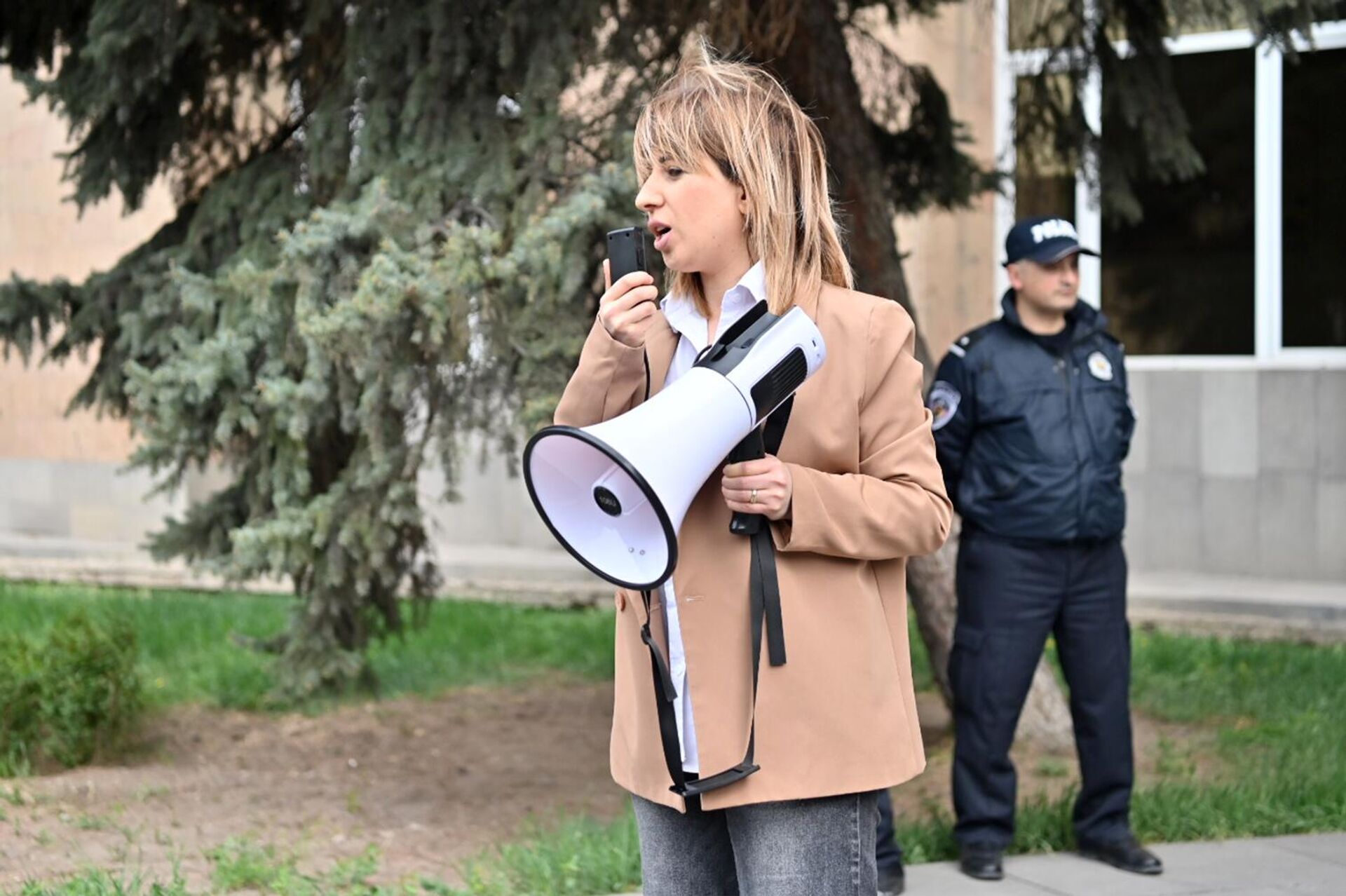 Акция протеста вынужденных переселенцев из Арцаха (31 марта 2025). Еревaн Акция протеста вынужденных переселенцев из Арцаха (31 марта 2025). Еревaн - Sputnik Արմենիա, 1920, 31.03.2025
