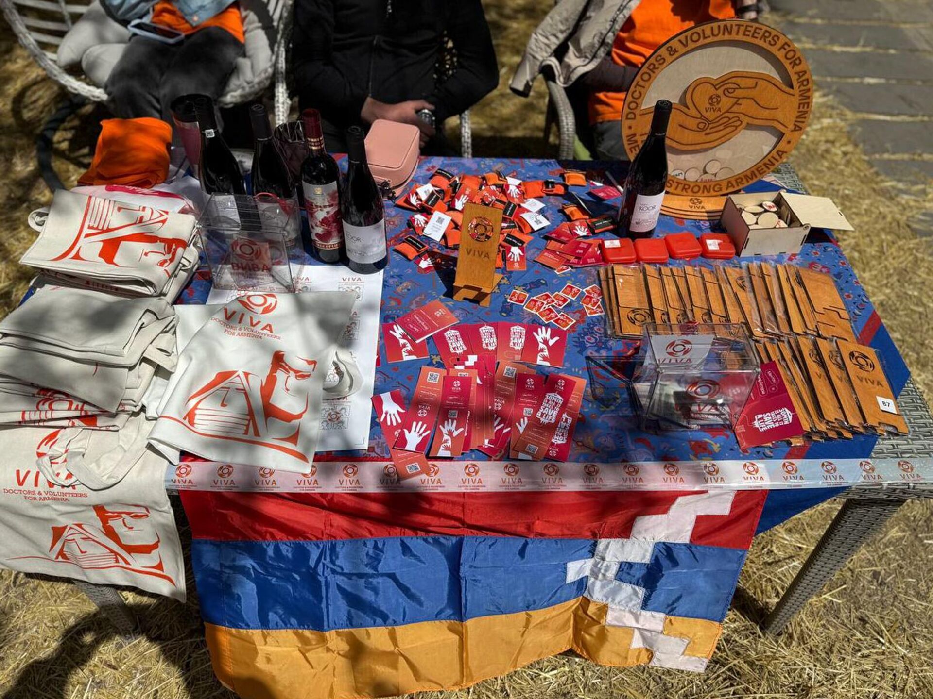 Рекламная продукция на пресс-конференции по годовому отчету Фонда VIVA (11 апреля 2025). Еревaн Рекламная продукция на пресс-конференции по годовому отчету Фонда VIVA (11 апреля 2025). Еревaн - Sputnik Армения, 1920, 11.04.2025