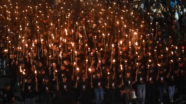 Ջահերով երթ - Sputnik Արմենիա