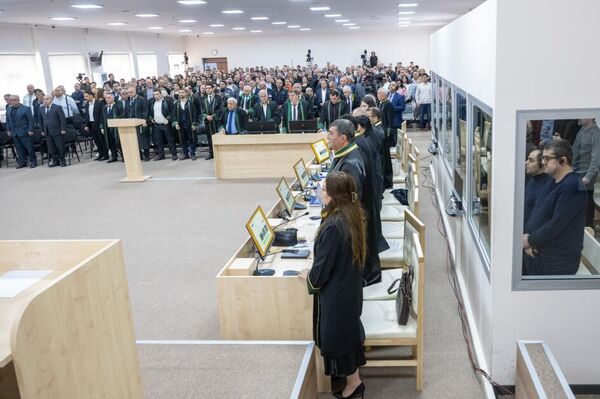 Судебное заседание над армянским военно-политическим руководством Нагорного Карабаха (25 апреля 2025). Баку Судебное заседание над армянским военно-политическим руководством Нагорного Карабаха (25 апреля 2025). Баку - Sputnik Армения