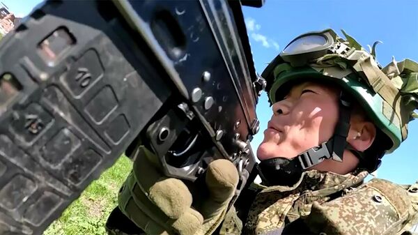 Кадры боевой подготовки северокорейских солдат, которые участвовали в освобождении территории Курской области - Sputnik Армения