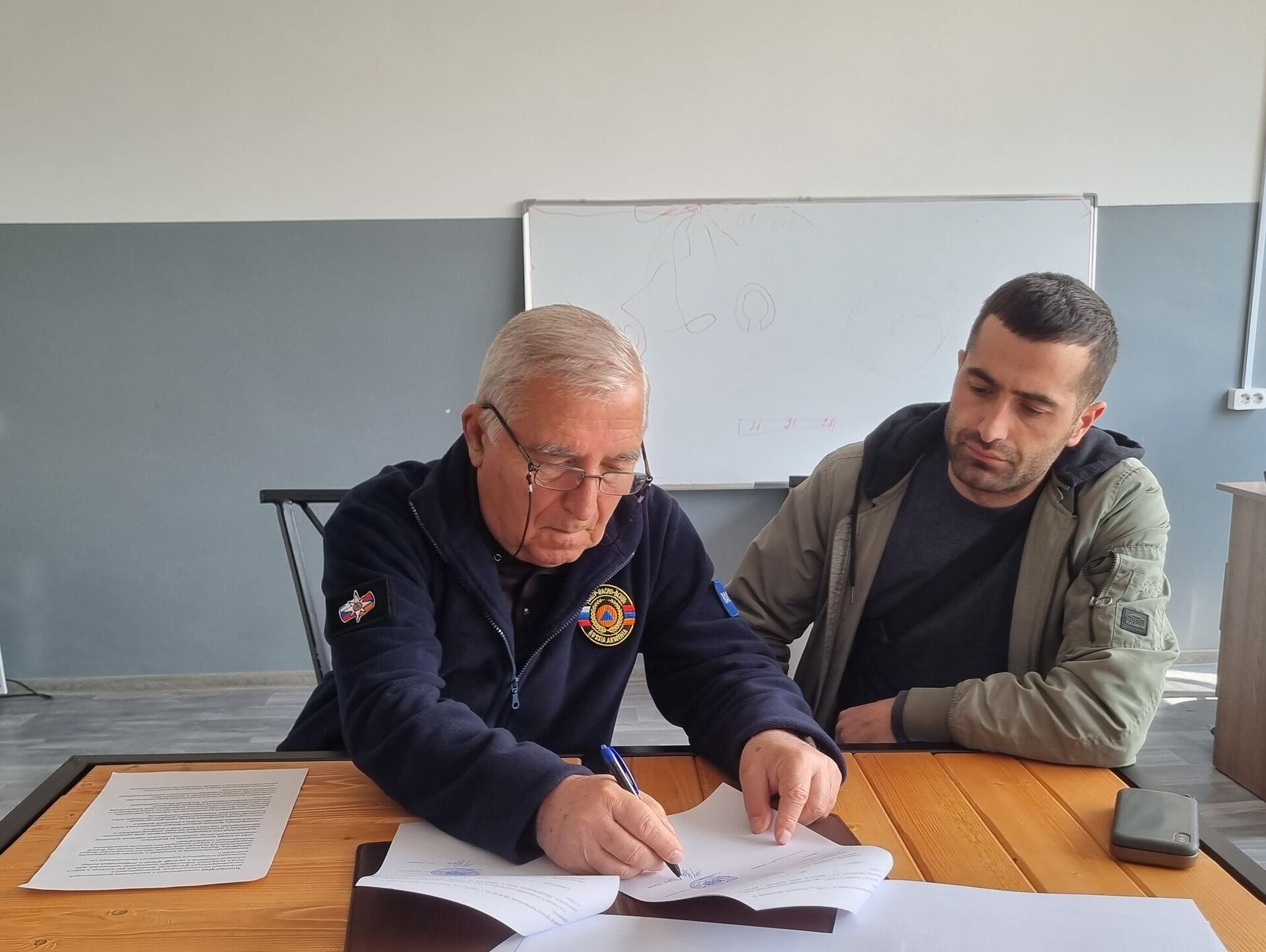 РАЦГР подписал соглашение о сотрудничестве с общественной организацией Союз поисково-спасательных клубов (VOAM) Армении - Sputnik Արմենիա, 1920, 29.04.2025