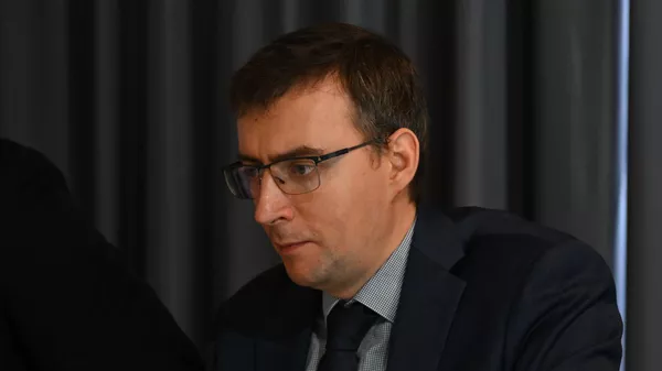 Генеральный директор Российского совета по международным делам (РСМД) Иван Тимофеев во время международного круглого стола Диалог России и США и возможные последствия для евразийской безопасности и Южного Кавказа (3 мая 2025). Еревaн - Sputnik Армения