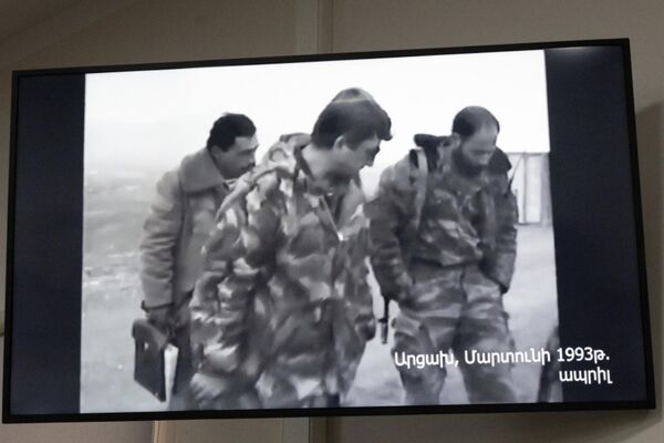 Судебное заседание над армянским военно-политическим руководством Нагорного Карабаха (5 мая 2025). Баку - Sputnik Армения