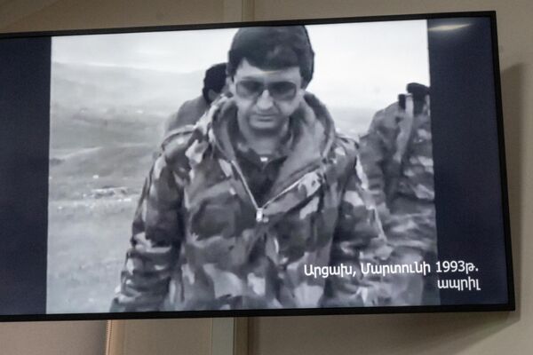 Судебное заседание над армянским военно-политическим руководством Нагорного Карабаха (5 мая 2025). Баку - Sputnik Армения