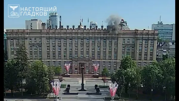 ВСУ ударили беспилотником самолётного типа по зданию правительства Белгородской области - Sputnik Армения