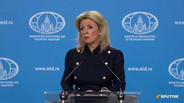 Захарова о русофобских плакатах в Ереване в преддверии приезда Лаврова - Sputnik Արմենիա