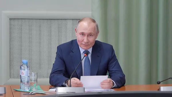 Президент Владимир Путин посетил Курскую область - Sputnik Армения