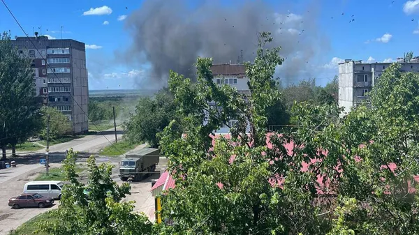 Последствия обстрела ВСУ в поселке Пантелеймоновка - Sputnik Армения