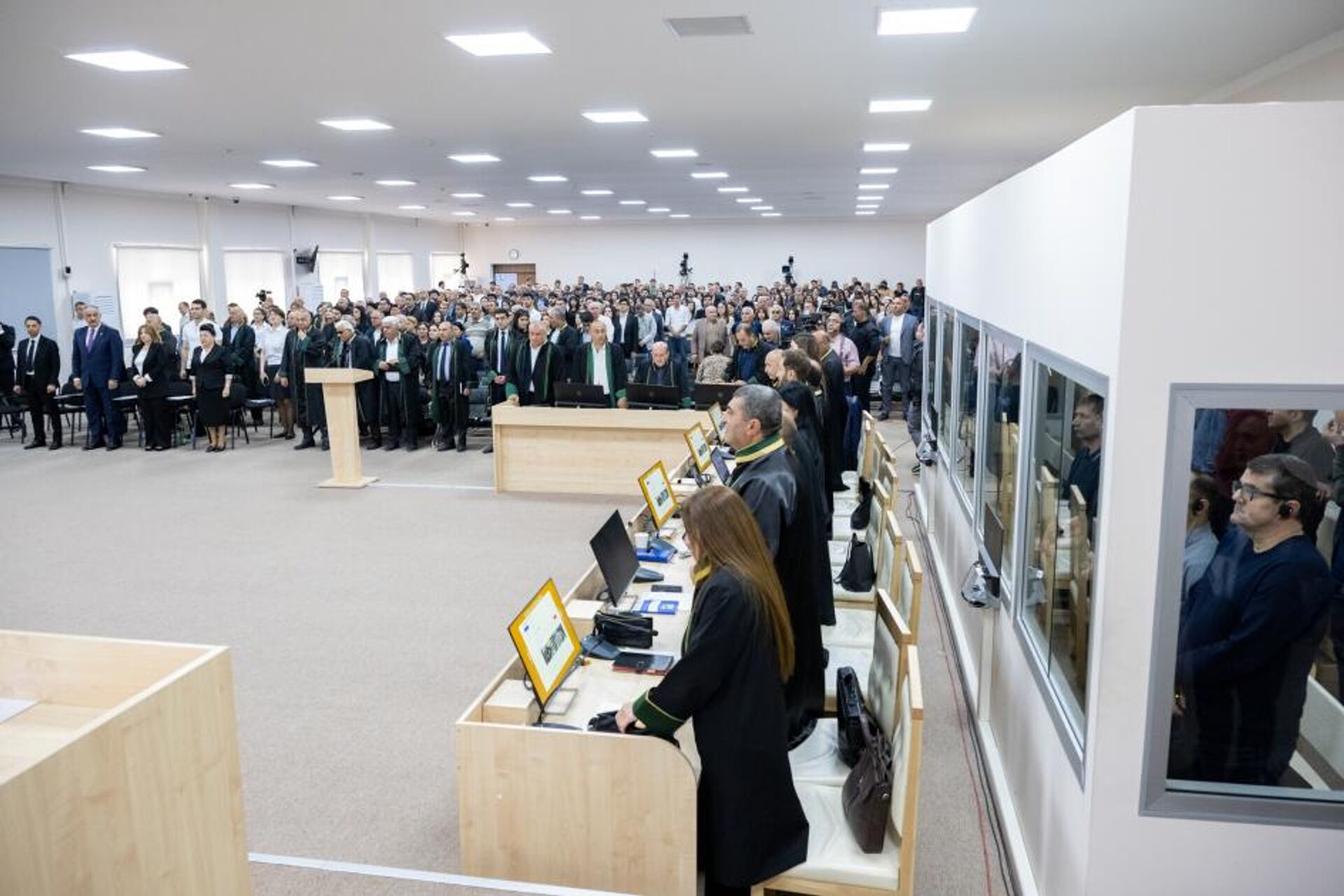 Судебное заседание над армянским военно-политическим руководством Нагорного Карабаха (22 мая 2025). Баку - Sputnik Արմենիա, 1920, 22.05.2025