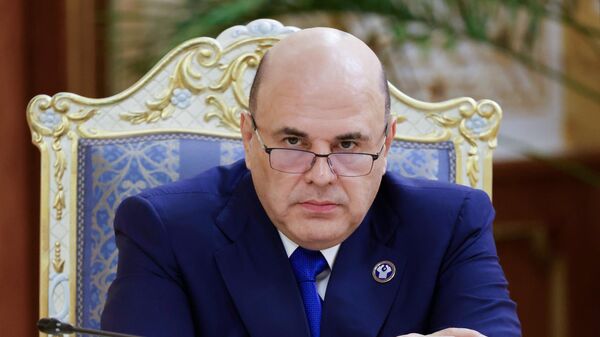 Председатель правительства РФ Михаил Мишустин на заседании Совета глав правительств СНГ (5 июня 2025). Душанбе - Sputnik Արմենիա