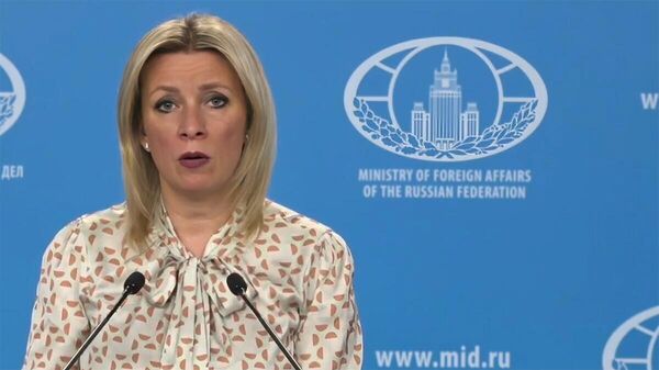 Мария Захарова во время еженедельного брифинга (4 июня 2025). Москвa - Sputnik Армения