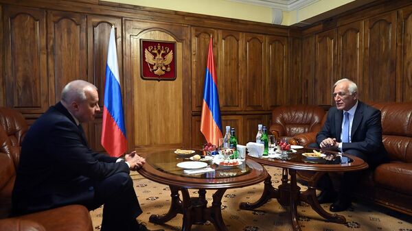 Վահագն Խաչատուրյանն ու Սերգեյ Կոպիրկինը - Sputnik Արմենիա