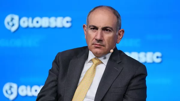 Премьер-министр Никол Пашинян на форуме Globsec (13 июня 2025). Прага - Sputnik Армения