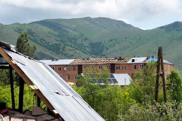 Ուժեղ քամու հետևանքներն Ապարանում - Sputnik Արմենիա