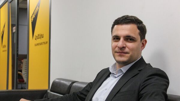 Кандидат исторических наук, научный сотрудник APRI Сергей Мелконян в гостях радио Sputnik - Sputnik Армения