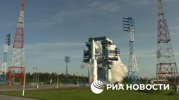 Кадры старта ракеты тяжёлого класса Ангара-А5 с космодрома Плесецк  - Sputnik Армения