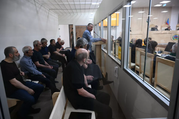 Судебное заседание над армянским военно-политическим руководством Нагорного Карабаха (19 июня 2025). Баку Судебное заседание над армянским военно-политическим руководством Нагорного Карабаха (19 июня 2025). Баку - Sputnik Армения