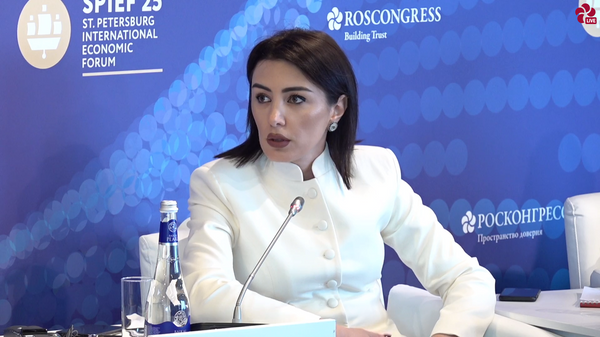 Гоар Барсегян на панельной сессии ПМЭФ (20 июня 2025). Санкт-Петербург - Sputnik Армения