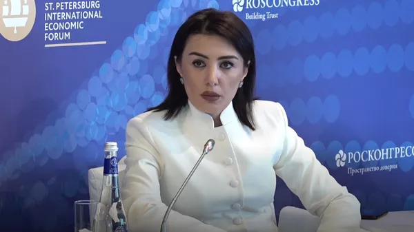 Гоар Барсегян на панельной сессии ПМЭФ (20 июня 2025). Санкт-Петербург - Sputnik Армения