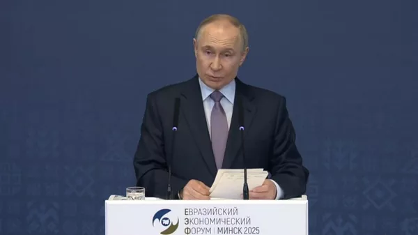 Путин назвал даже не кражей, а грабежом действия Запада в отношении российских золотовалютных резервов - Sputnik Армения