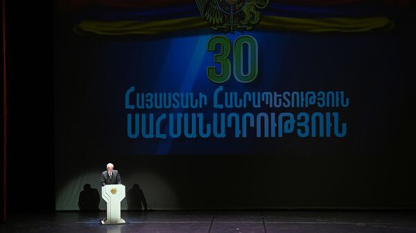 Վահագն Խաչատուրյանը Սահմանադրության 30-ամյակի միջոցառմանը - Sputnik Արմենիա