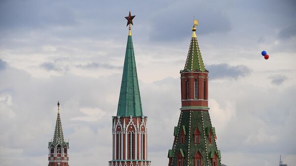 Спасская, Никольская и Угловая Арсенальная башни Московского Кремля - Sputnik Армения