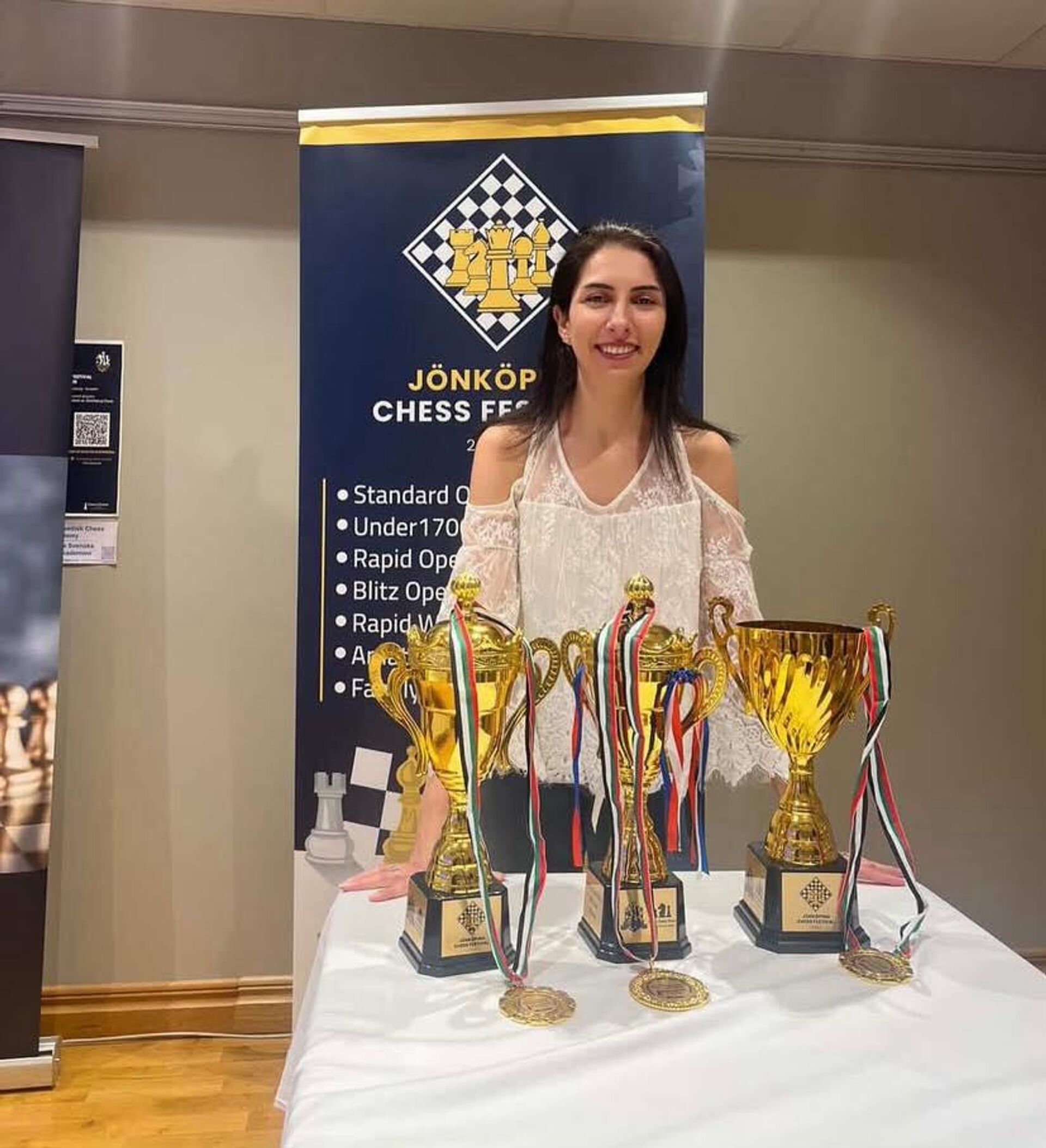 Гроссмейстер Мария Геворкян стала победительницей двух турниров по быстрым шахматам и одного блиц-турнира, проходимых в рамках Jongobing Chess Festival 2025 - Sputnik Армения, 1920, 01.08.2025