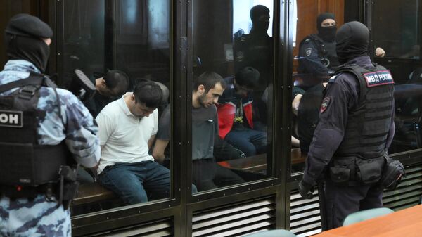 Заседание суда по делу о теракте в концертном зале Крокус Сити Холл  - Sputnik Армения