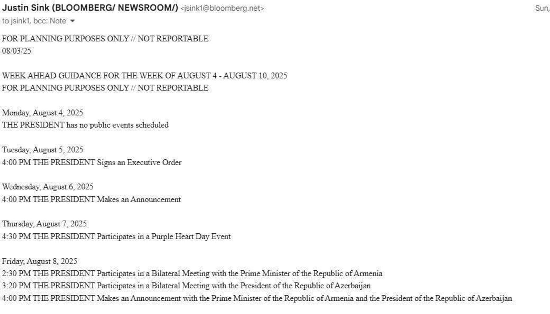 График мероприятий Дональда Трампа - Sputnik Армения, 1920, 06.08.2025