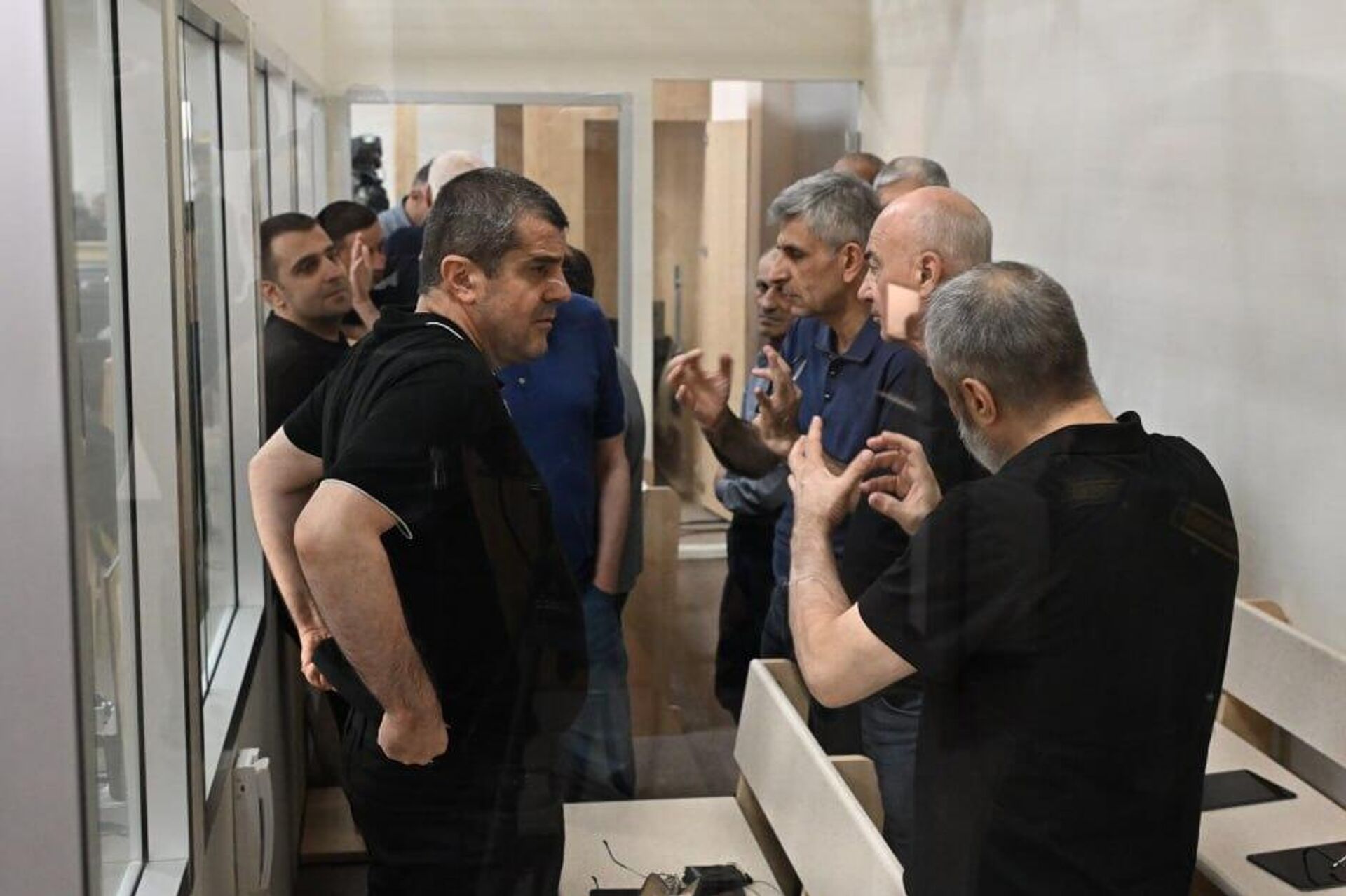 Судебное заседание над армянским военно-политическим руководством Нагорного Карабаха (14 августа 2025). Баку - Sputnik Արմենիա, 1920, 14.08.2025