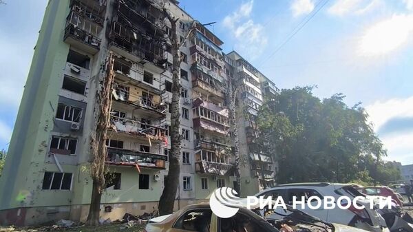 Последствия ночной атаки ВСУ на Курск - Sputnik Армения