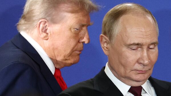 Совместная пресс-конференция президентов РФ и США по итогам встречи (15 августа 2025). Аляска - Sputnik Армения