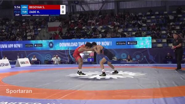 Սարգիս Բեգոյանը 10:0 հաշվով հաղթեց Թուրքիայի ներկայացուցիչ Հաջի Զադեին - Sputnik Արմենիա