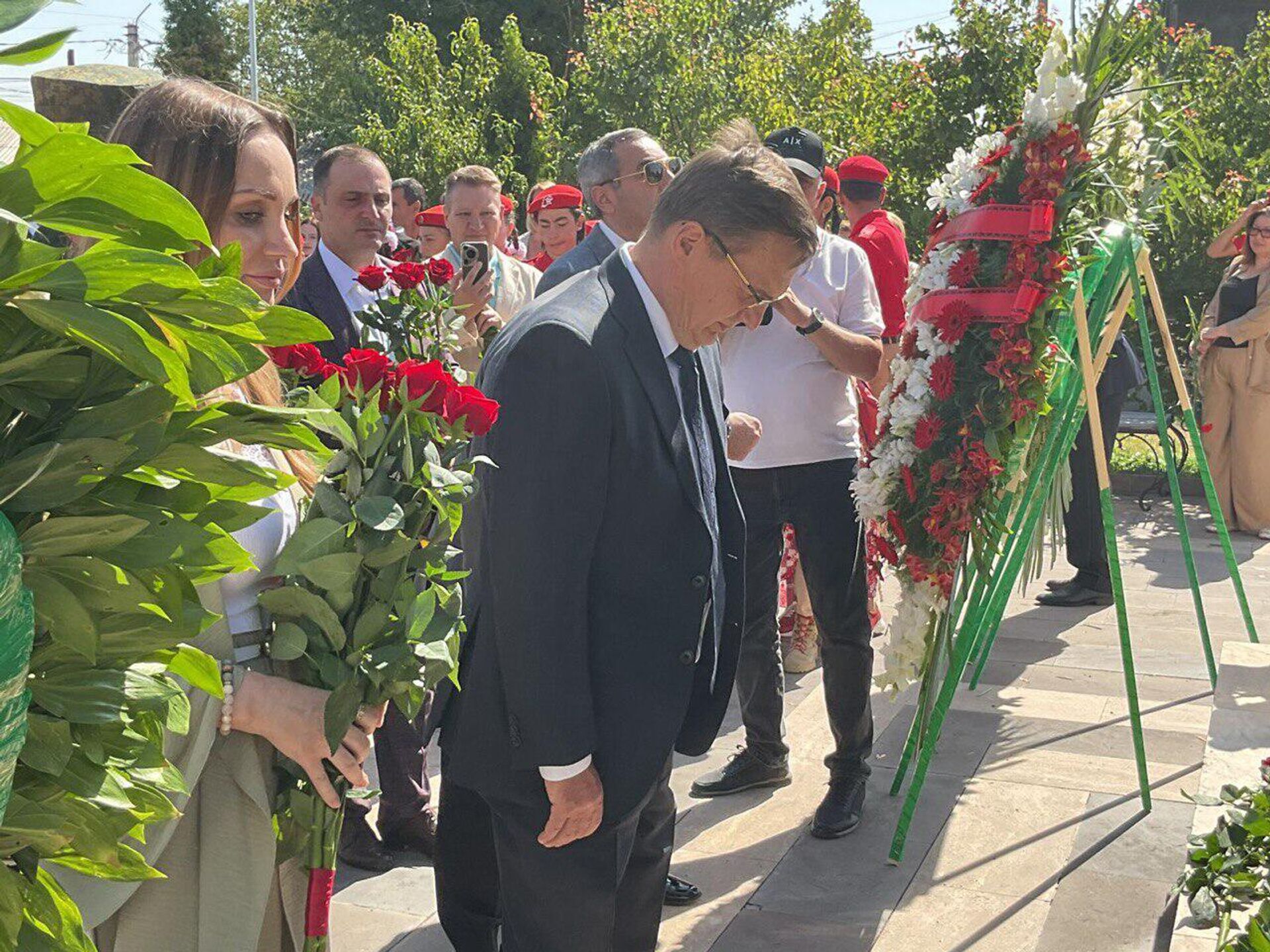 Торжественные мероприятия, посвящённые 15-летию восстановления Холма Чести (20 августа 2025). Гюмри - Sputnik Արմենիա, 1920, 20.08.2025