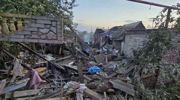 Последствия атаки дронов ВСУ (21 августа 2025). ЛНР - Sputnik Армения