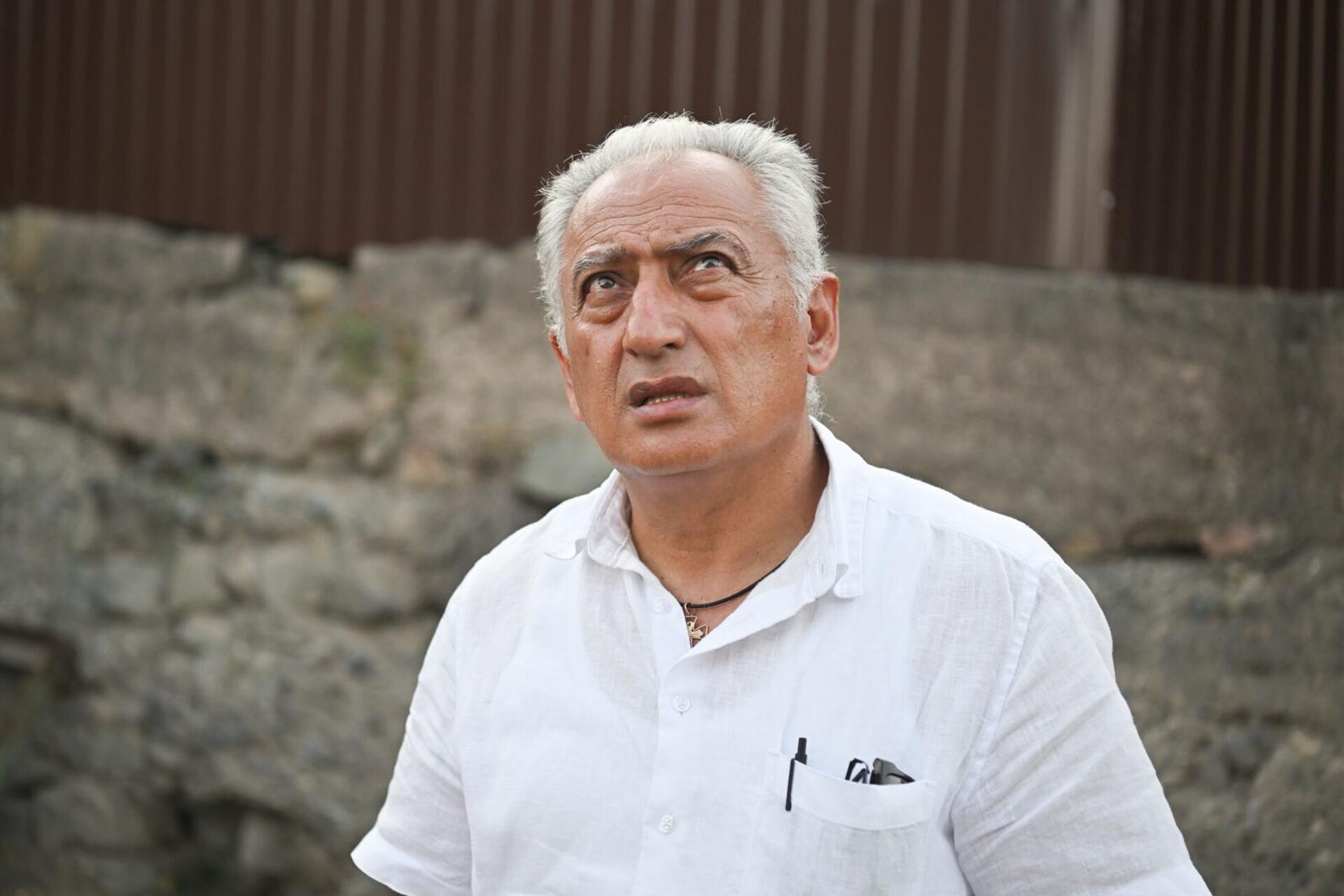 Архитектор-реставратор Левон Василян на раскопках в крепости Багаберд в Сюнике - Sputnik Արմենիա, 1920, 22.08.2025